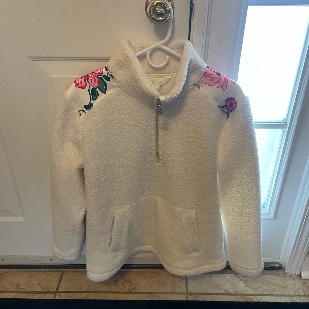 NWT Lilly Pulitzer Wallen Sherpa half zip